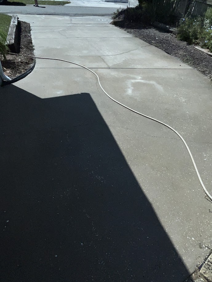 clean driveway