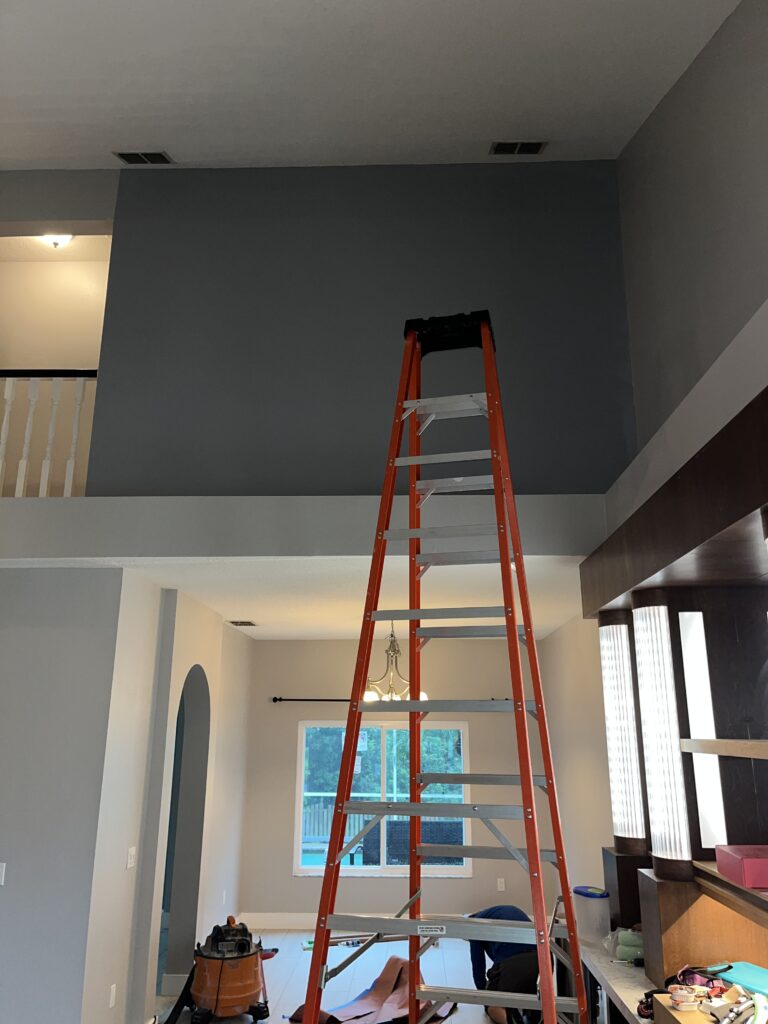 interior paint 2 story