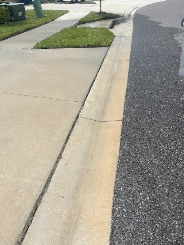 Miller's Pressure Washing | Plant City, FL 1 clean street gutter